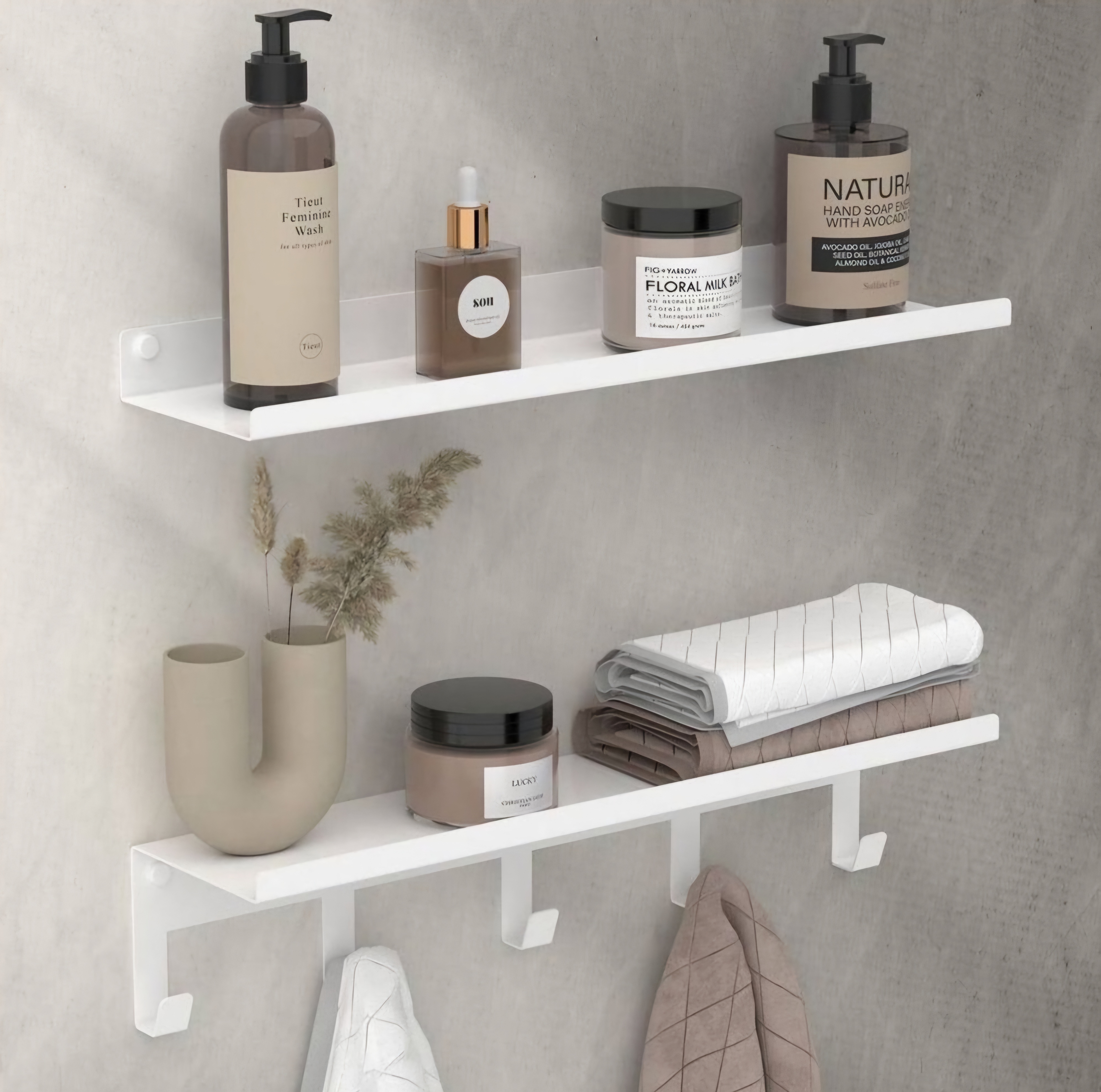 شلف فلزی دیواری حمام و آشپزخانه آتاژور