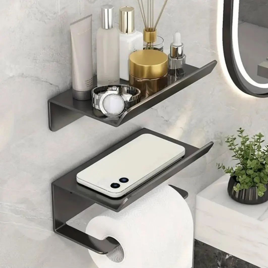 شلف فلزی جای دستمال رولی ضد آب لوکس سرویس بهداشتی