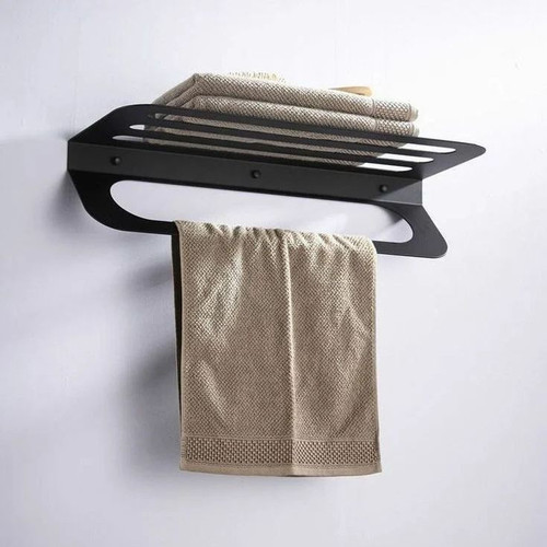 شلف جا حوله ای دیواری حمام آشپزخانه سرویس بهداشتی آتاژور فلزی