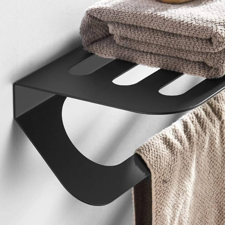 شلف جا حوله ای دیواری حمام آشپزخانه سرویس بهداشتی آتاژور فلزی