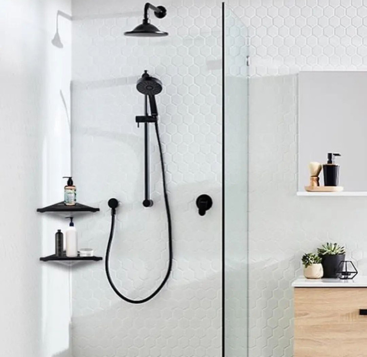 شلف دیواری کنج حمام آشپزخانه سرویس بهداشتی آتاژور فلزی