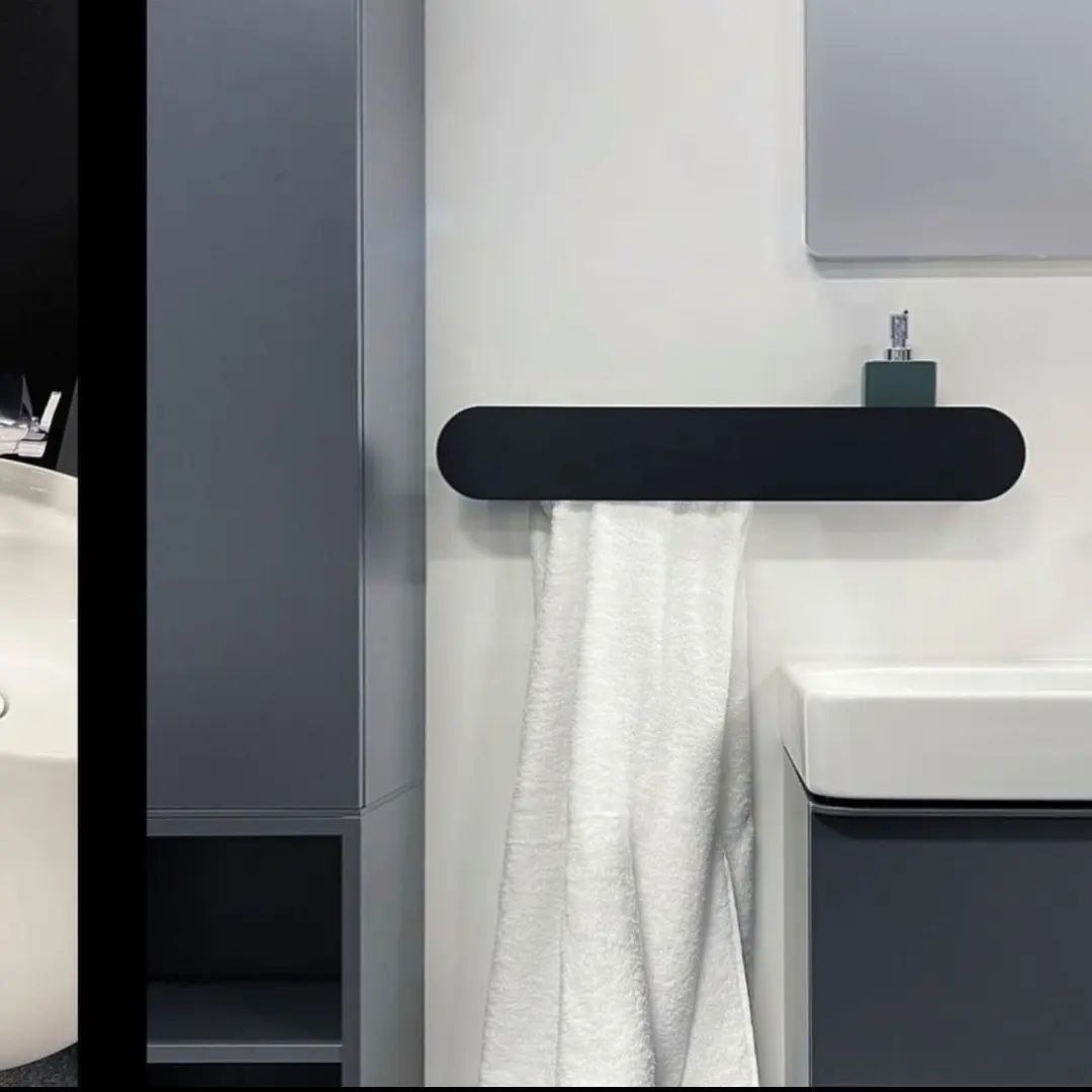 شلف دیواری حوله مخفی فلزی حمام و سرویس بهداشتی