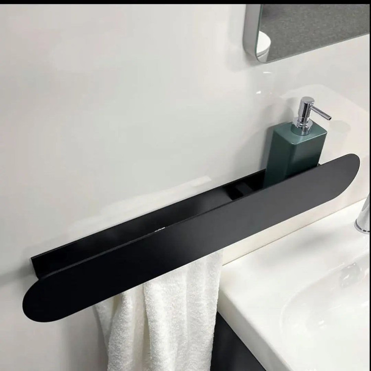 شلف دیواری حوله مخفی فلزی حمام و سرویس بهداشتی