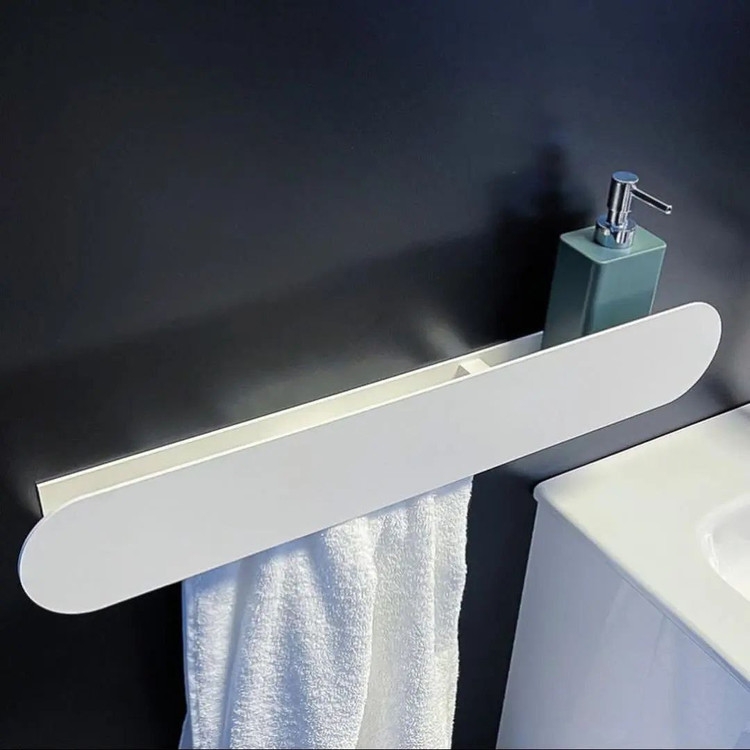 شلف دیواری حوله مخفی فلزی حمام و سرویس بهداشتی