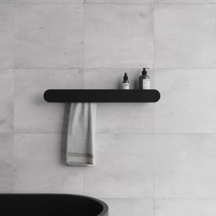 شلف دیواری حوله مخفی فلزی حمام و سرویس بهداشتی