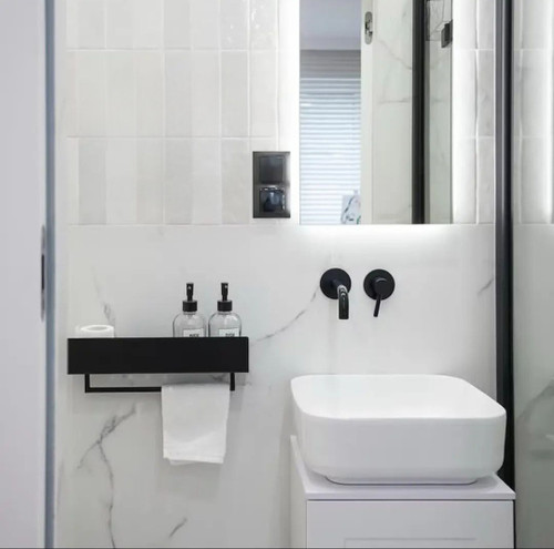 شلف آتاژور جای حوله فلزی حمام و سرویس بهداشتی