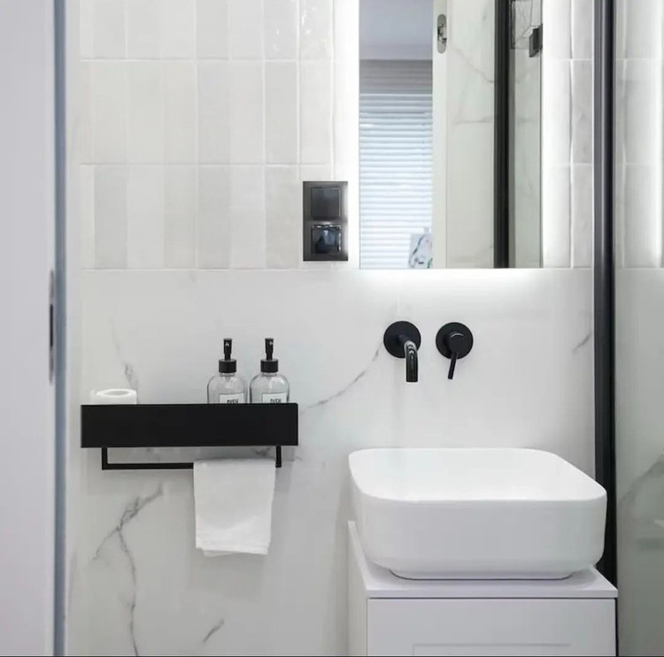 شلف آتاژور جای حوله فلزی حمام و سرویس بهداشتی